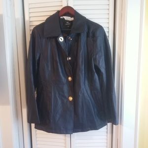 DENNIS BASSO LEATHER JACKET (New)